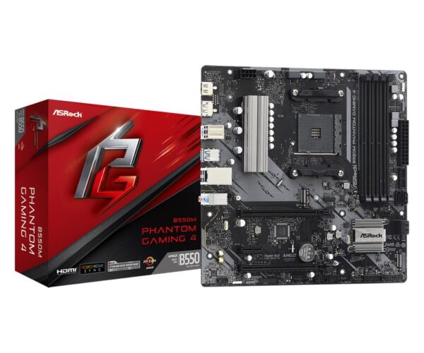 Emaplaat|ASROCK|AMD B550|SAM4|MicroATX|1xPCI-Express 3.0 1x|1xPCI-Expre...