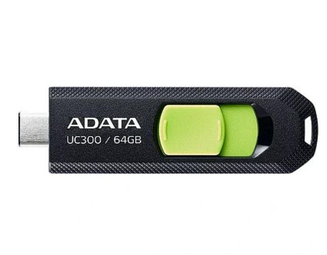 MÄLUPULK FLASH USB-C 64GB/ACHO-UC300-64G-RBK/GN ADATA