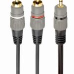 KAABEL AUDIO 3.5MM TO 2RCA 2.5M/GOLD CCA-352-2.5M GEMBIRD