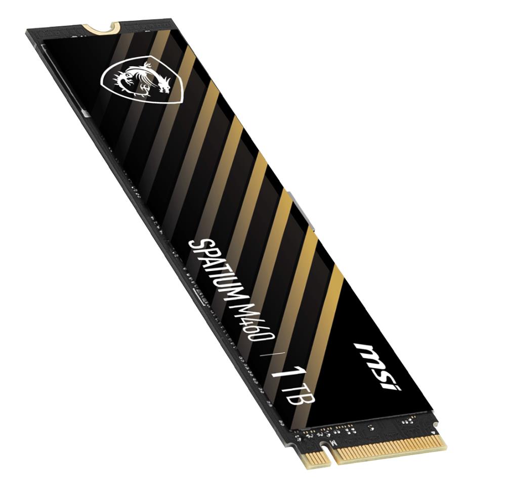 SSD|MSI|SPATIUM M460|1TB|M.2|PCIE|NVMe|3D NAND|Write speed 4500 MBytes/s...