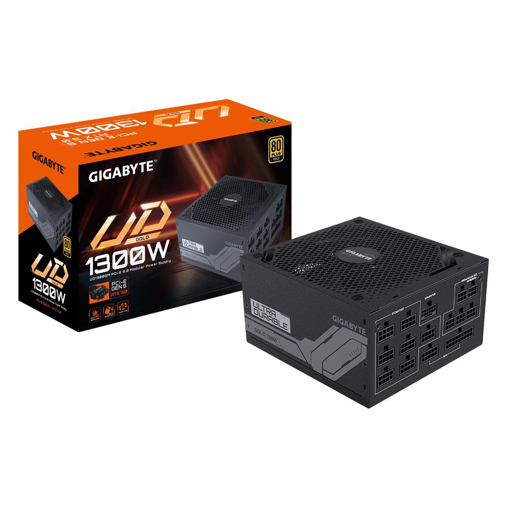 Power Supply|GIGABYTE|UD1300GM PG5|1300 Watts|Efficiency 80 PLUS GOLD|PFC Active|MTBF 100000 hours|GP-UD1300GMPG5