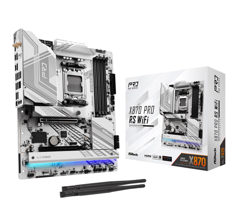 Emaplaat|ASROCK|AMD X870|SAM5|ATX|Memory DDR5|Memory slots 4|1xPCI-Expr&...