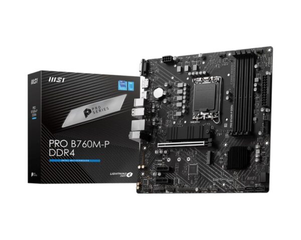 Emaplaat|MSI|Intel B760 Express|LGA1700|Micro-ATX|Memory DDR4|Memory sl...