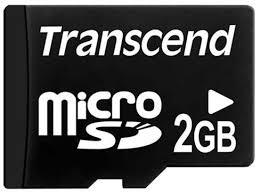 MÄLUKAART SD 2GB/TS2GUSDC TRANSCEND