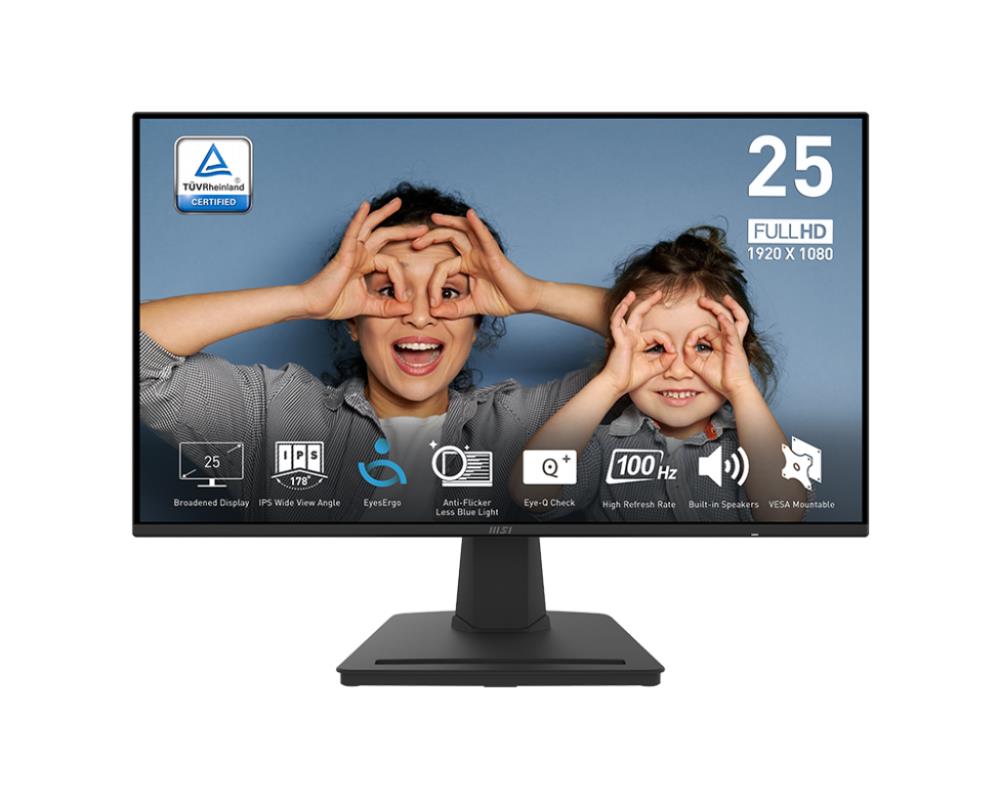 LCD Monitor|MSI|PRO MP252|24.5″|Panel IPS|1920×1080|16:9|100H...