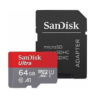 MÄLUKAART SDXC 64GB UHS-I/W/A SDSQUAB-064G-GN6MA SANDISK