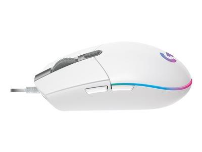 MOUSE USB OPTICAL G102 LIGHTSY/WHITE 910-005824 LOGITECH