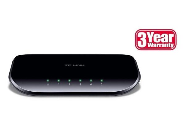 Switch|TP-LINK|5x10Base-T / 100Base-TX / 1000Base-T|TL-SG1005D