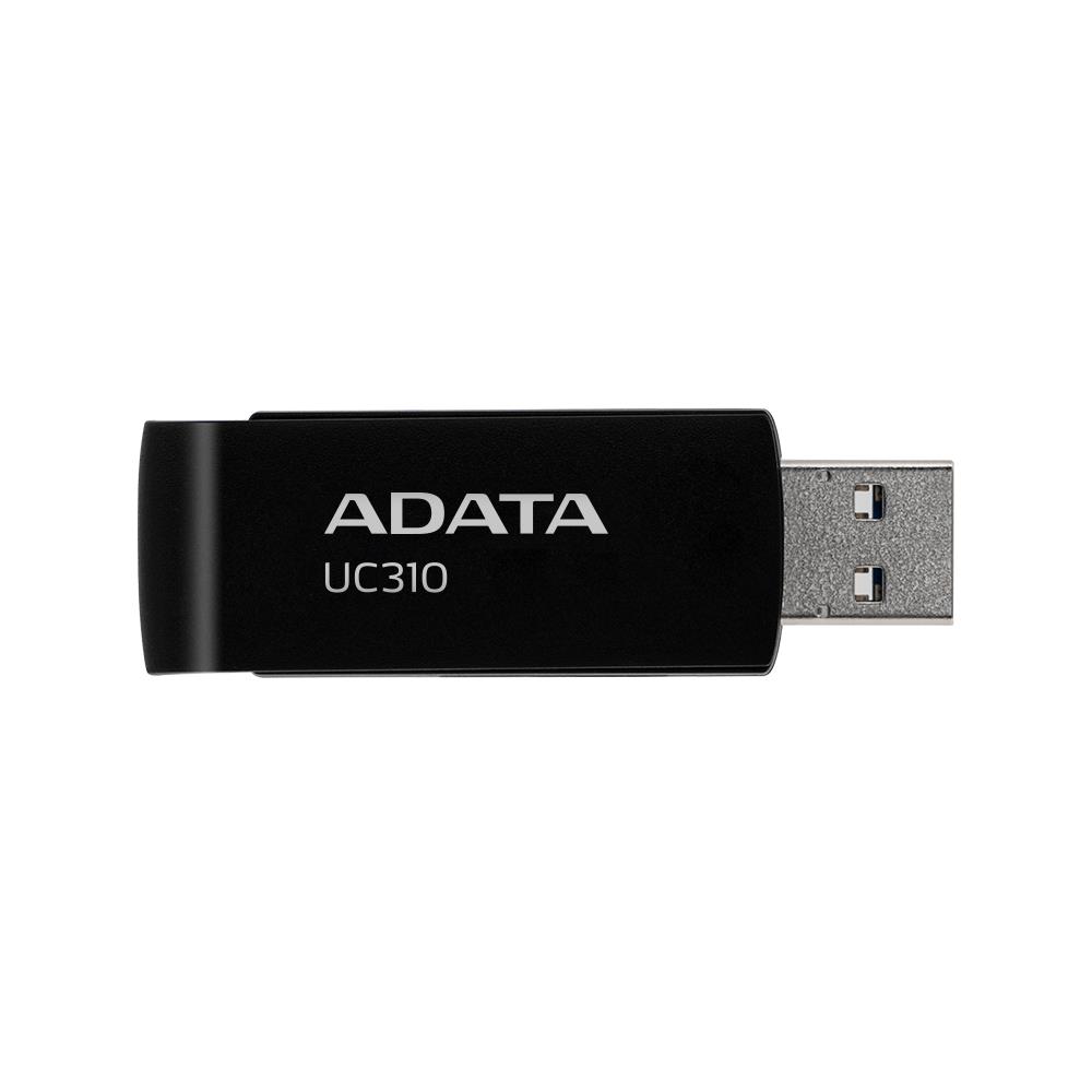 MÄLUPULK FLASH USB3.2 64GB/BLACK UC310-64G-RBK ADATA