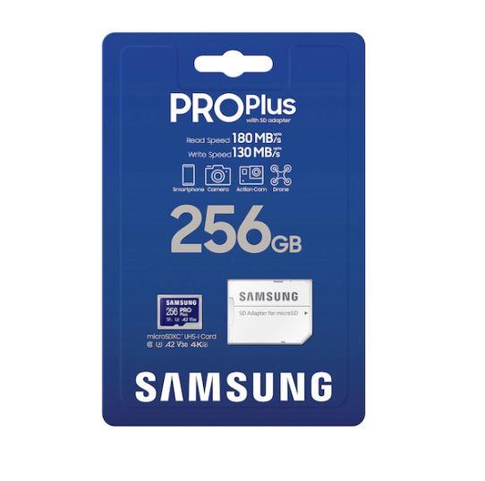 MÄLUKAART SDXC PRO+ 256GB/W/ADAPT. MB-MD256SA/EU SAMSUNG