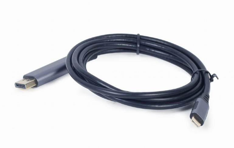 KAABEL USB-C TO DP 1.8M/GREY CC-USB3C-DPF-01-6 GEMBIRD
