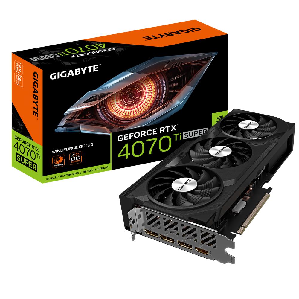 Videokaart|GIGABYTE|NVIDIA GeForce RTX 4070 Ti SUPER|16 GB|GDDR6X|256&#8...