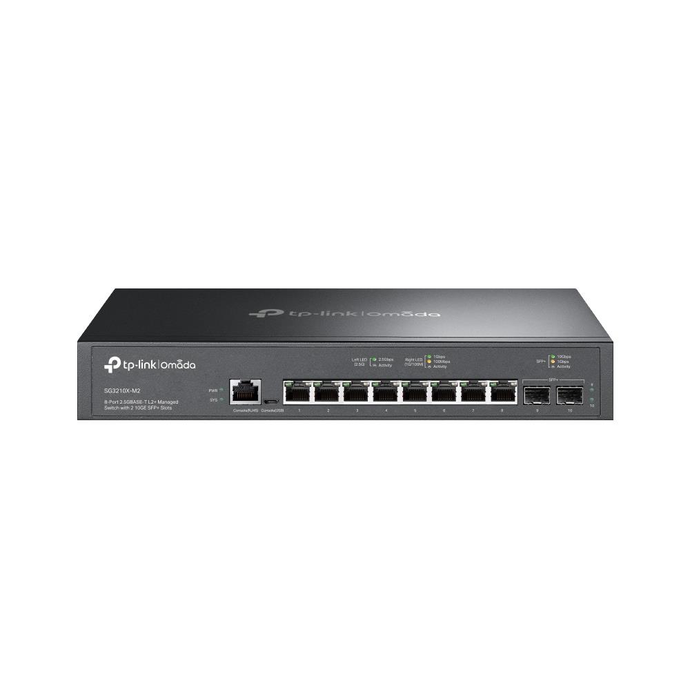 Switch|TP-LINK|Omada|SG3210X-M2|Type L2+|Desktop/pedestal|Rack|8×2....