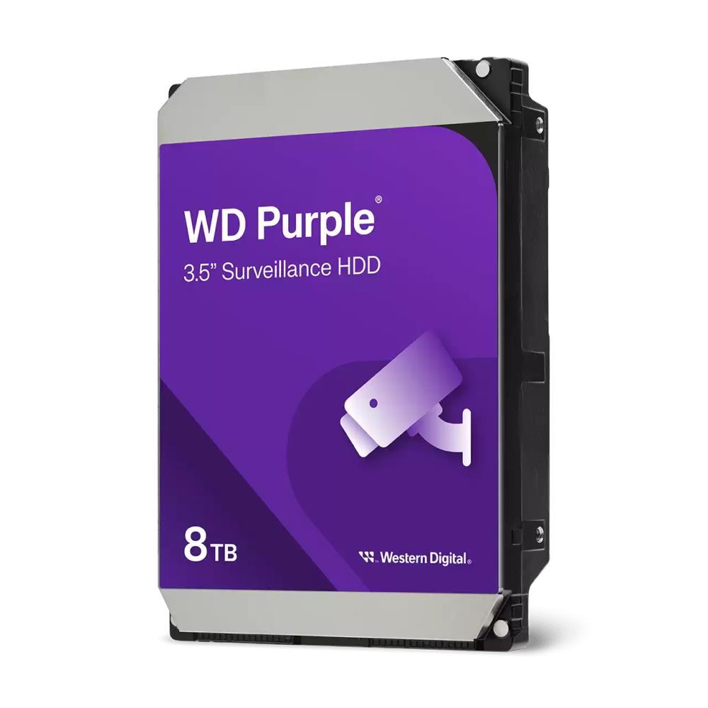 HDD|WESTERN DIGITAL|Purple|8TB|SATA 3.0|256 MB|5640 rpm|3,5″|WD85PURZ