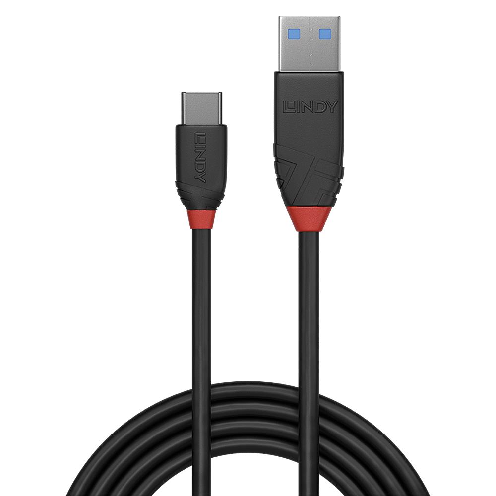 KAABEL USB3.2 A-C 0.5M/BLACK 36915 LINDY