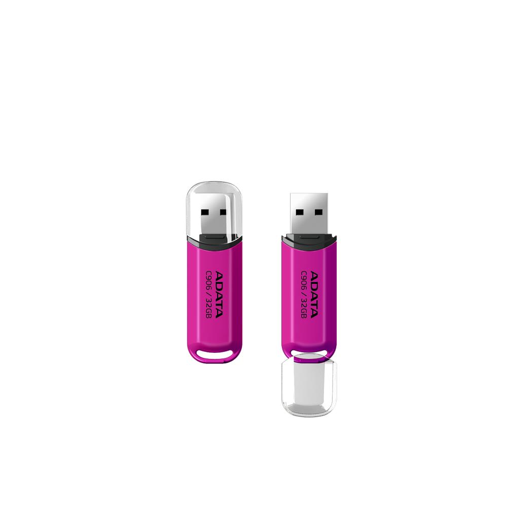 MÄLUPULK FLASH USB2 32GB/PINK AC906-32G-RPP ADATA