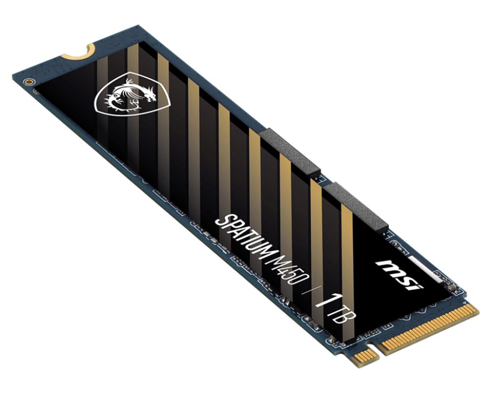 SSD|MSI|SPATIUM M450|1TB|M.2|PCIe Gen4|NVMe|3D NAND|Write speed 3000 MBy...