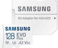 MÄLUKAART SDXC EVO+ 128GB/V30 W/A MB-MC128SA/EU SAMSUNG