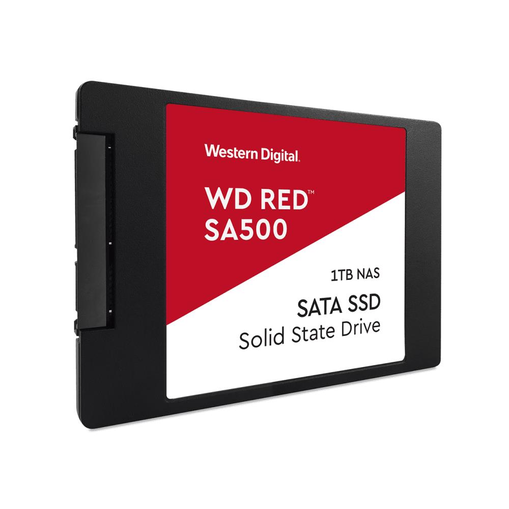 SSD|WESTERN DIGITAL|Red SA500|1TB|SATA 3.0|Write speed 530 MBytes/sec|Read speed 560 MBytes/sec|2,5″|TBW 600 TB|MTBF 2000000 hours|WDS100T1R0A