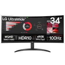 LCD Monitor|LG|34″|Curved/21 : 9|Panel VA|3440×1440|21:9|100 ...