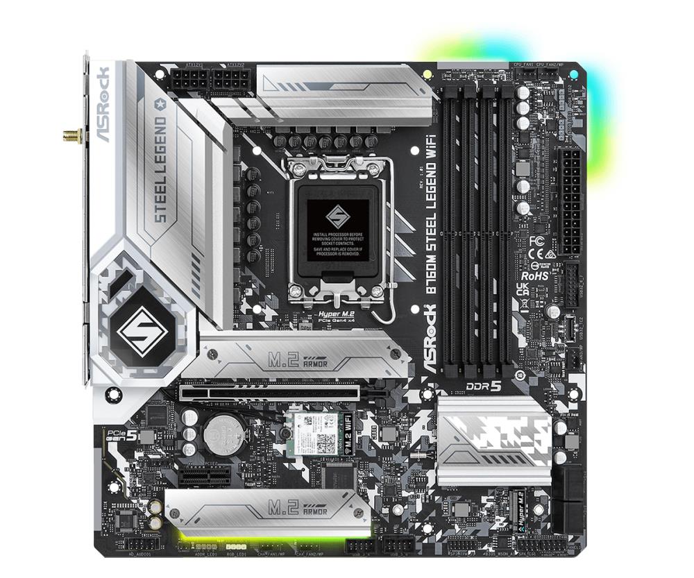 Emaplaat|ASROCK|Intel B760 Express|LGA1700|Micro-ATX|Memory DDR5|Memory…