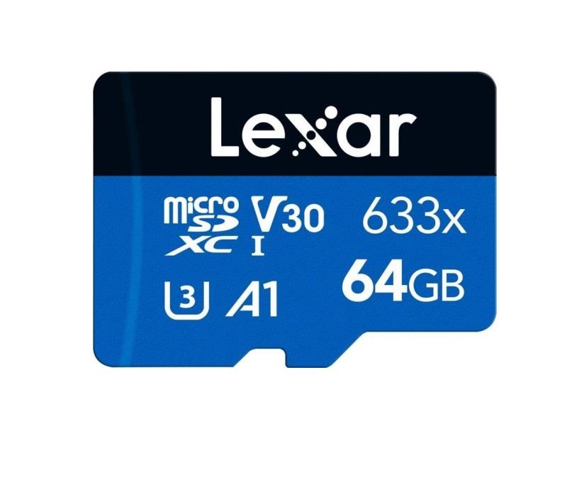 MÄLUKAART SDXC 64GB UHS-I/LMS0633064G-BNNNG LEXAR