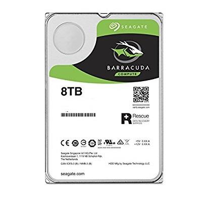 HDD|SEAGATE|Barracuda|8TB|SATA 3.0|256 MB|5400 rpm|Discs/Heads 4/8|3,5&#...