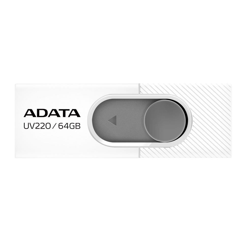 MÄLUPULK FLASH USB2 64GB/WHITE AUV220-64G-RWHGY ADATA