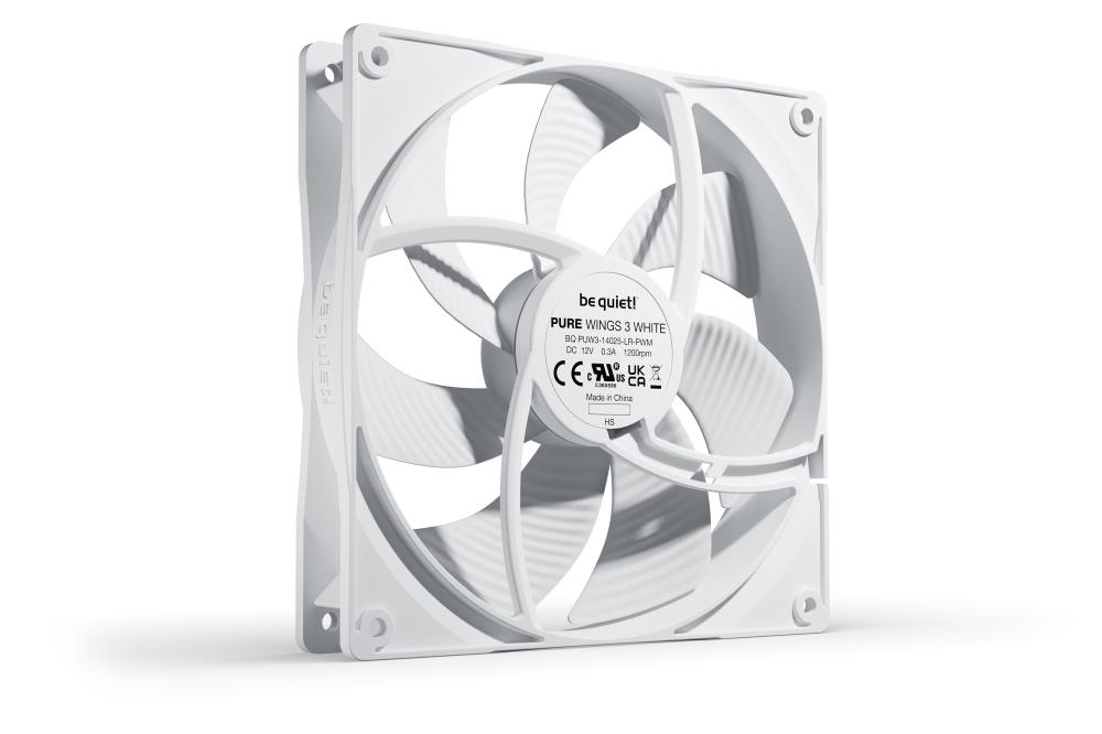 CASE FAN 140MM PURE WINGS 3/WHITE PWM BL112 BE QUIET