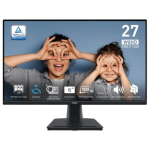 LCD Monitor|MSI|PRO MP275Q|27"|Panel IPS|2560x1440|16:9|100Hz|Matte|1 ms|Speakers|Tilt|Colour Black|PROMP275Q