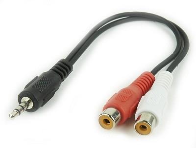 KAABEL AUDIO 3.5MM TO 2RCA/SOCKET CCA-406 GEMBIRD