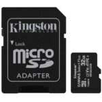 MÄLUKAART SDHC 32GB UHS-I/W/ADAPTER SDCS2/32GB KINGSTON