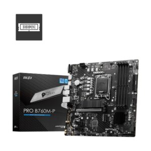 Emaplaat|MSI|Intel B760 Express|LGA1700|Micro-ATX|Memory DDR5|Memory sl...