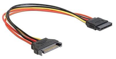 KAABEL POWER EXTENSION SATA/0.3M CC-SATAMF-01 GEMBIRD