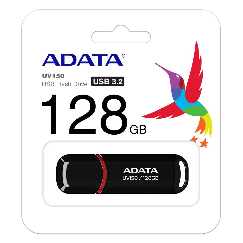 MÄLUPULK FLASH USB3 128GB/BLACK AUV150-128G-RBK ADATA