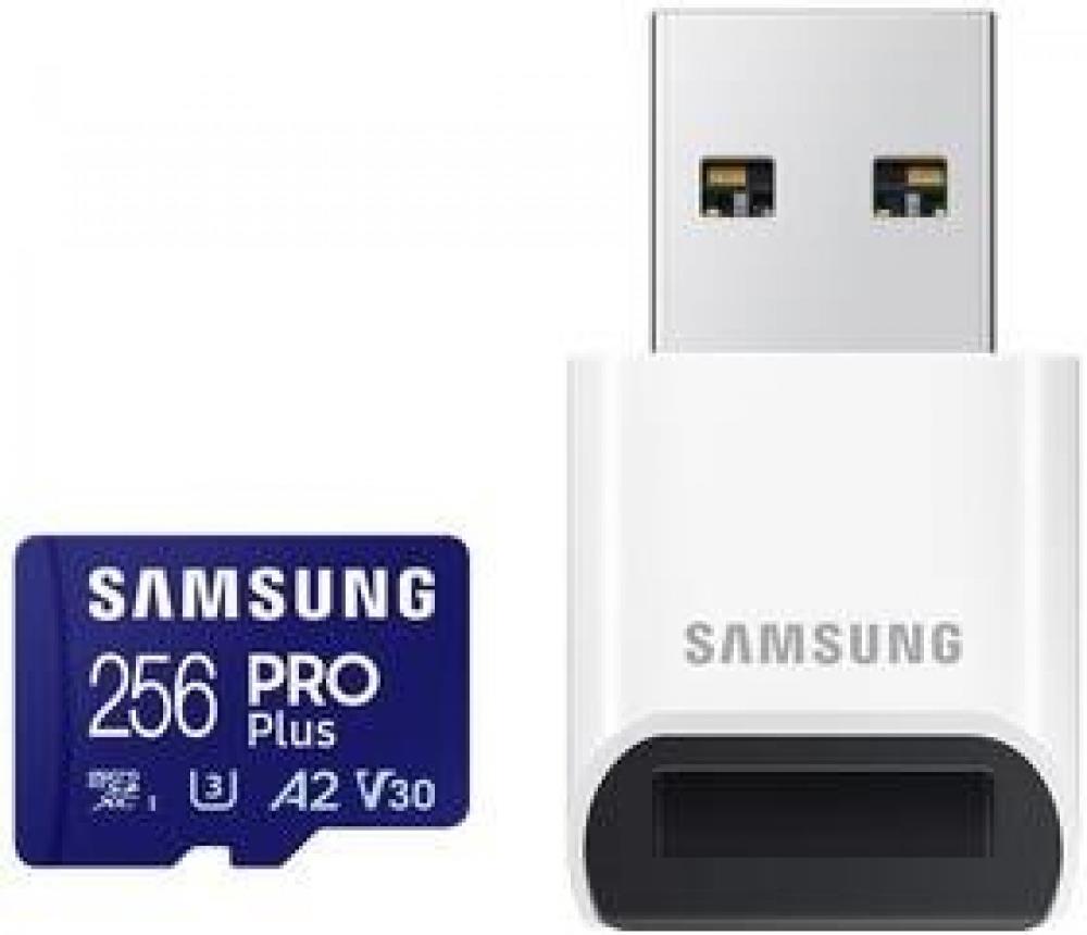 MÄLUKAART SDXC PRO+ 256GB/W/READER MB-MD256SB/WW SAMSUNG