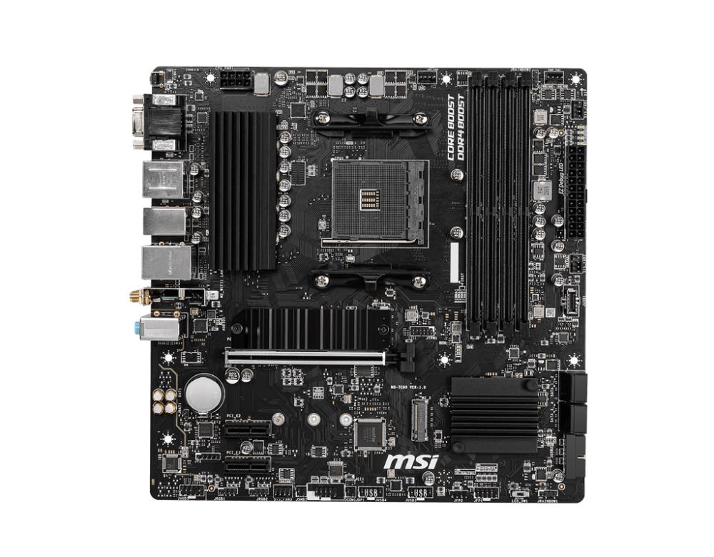 Emaplaat|MSI|AMD B550|SAM4|MicroATX|2xPCI-Express 3.0 1x|2xM.2|1xPCI-Ex&...