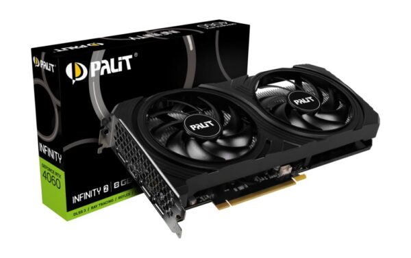 Videokaart|PALIT|NVIDIA GeForce RTX 4060|8 GB|GDDR6|128 bit|PCIE 4.0 ...