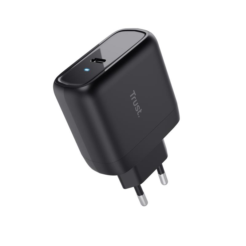 MOBILE CHARGER WALL MAXO 65W/USB-C BLACK 24817 TRUST