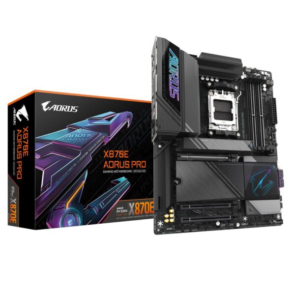 Emaplaat|GIGABYTE|AMD X870E|SAM5|ATX|Memory DDR5|Memory slots 4|1xPCI-E...