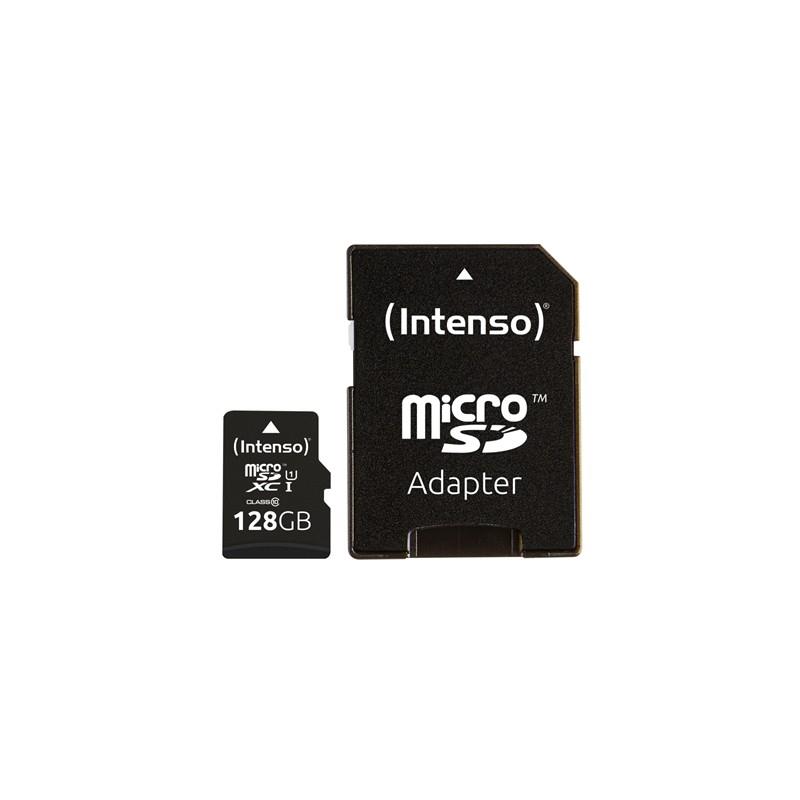 MÄLUKAART SDXC 128GB UHS-I/W/ADAPTER 3423491 INTENSO