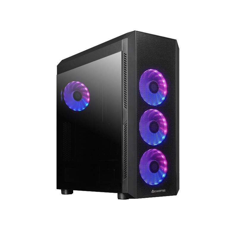 Case|CHIEFTEC|SCORPION 4|MiniTower|Case product features Transparent pan...