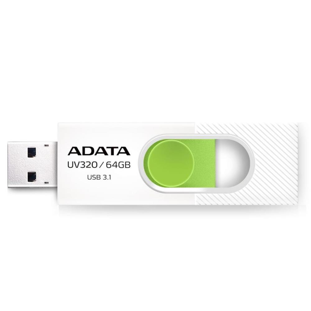 MÄLUPULK FLASH USB3.1 64GB/WHITE AUV320-64G-RWHGN ADATA