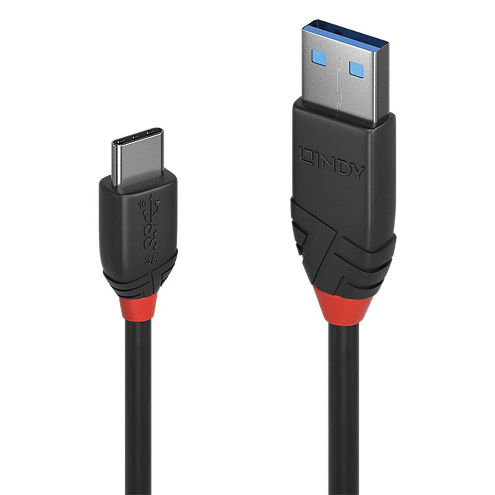 KAABEL USB3.2 A-C 0.5M/BLACK 36915 LINDY