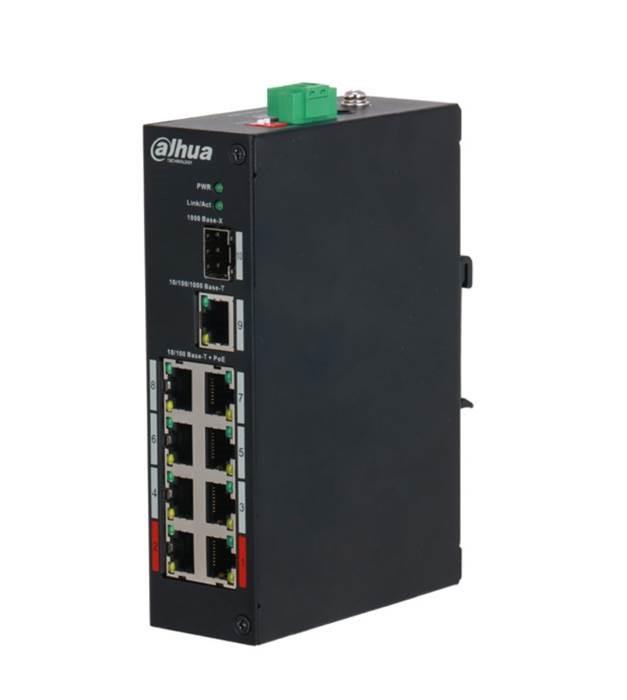 Switch|DAHUA|PFS3110-8ET-96-V2|PoE ports 8|96 Watts|DH-PFS3110-8ET-96-V2