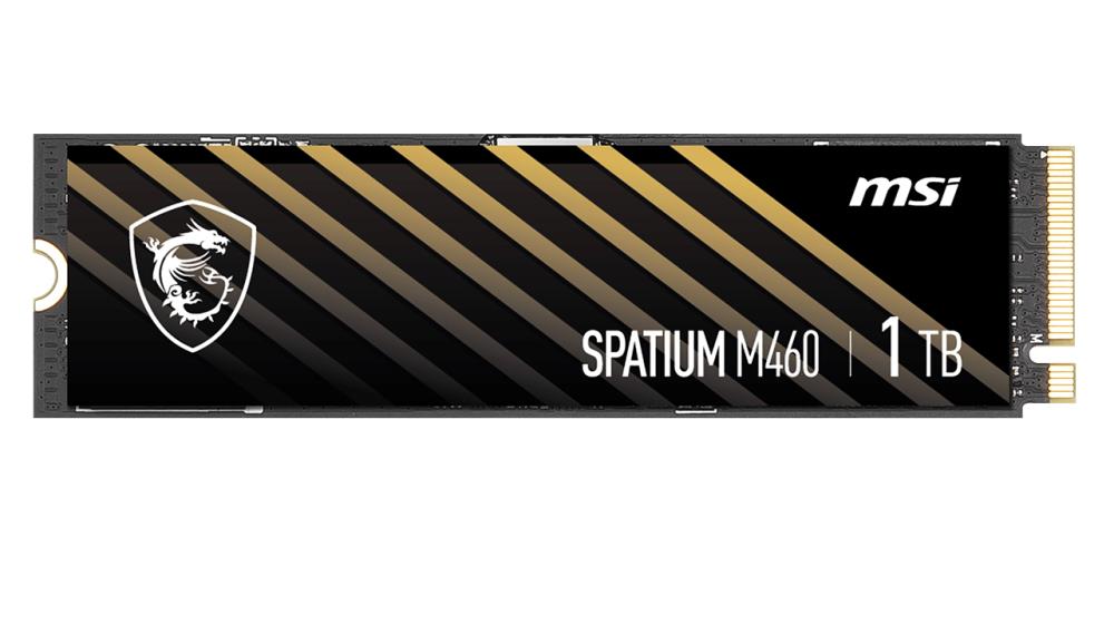 SSD|MSI|SPATIUM M460|1TB|M.2|PCIE|NVMe|3D NAND|Write speed 4500 MBytes/s...