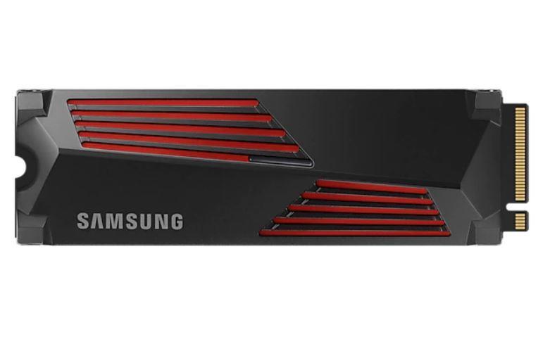 SSD|SAMSUNG|990 PRO with Heatsink|1TB|M.2|PCIE|NVMe|MLC|Write speed 6900 MBytes/sec|Read speed 7450 MBytes/sec|2.3mm|TBW 600 TB|MTBF 1500000 hours|MZ-V9P1T0GW