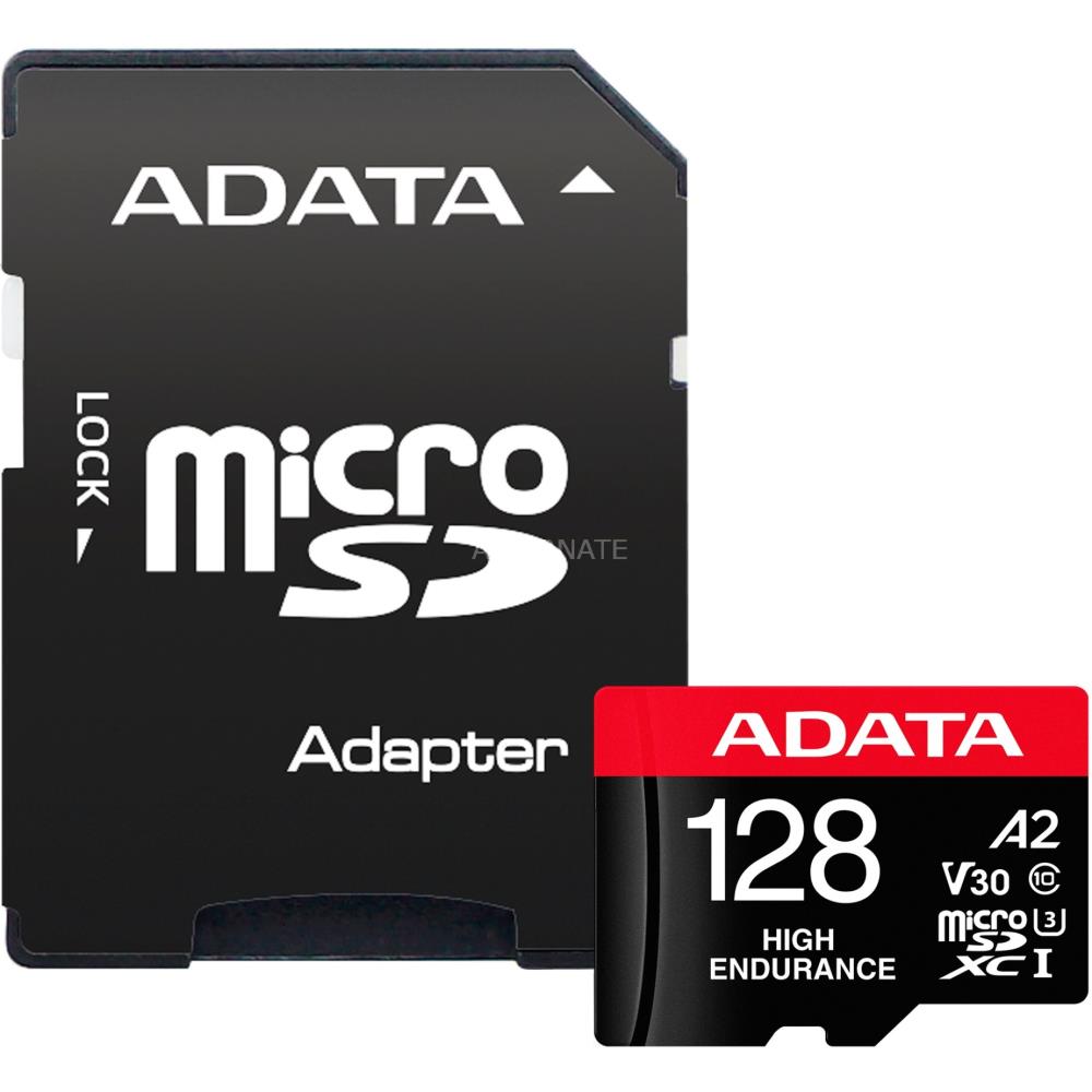 MÄLUKAART SDXC 128GB W/AD./AUSDX128GUI3V30SHA2-RA1 ADATA