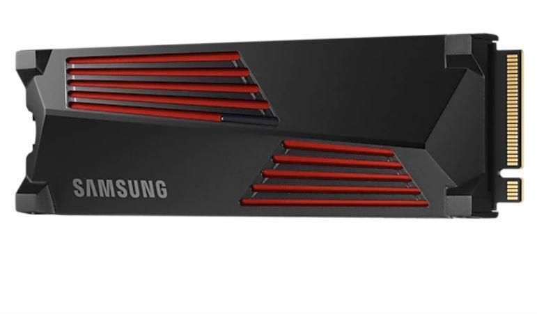 SSD|SAMSUNG|990 PRO with Heatsink|4TB|M.2|PCIe Gen4|NVMe|TLC|Write speed...