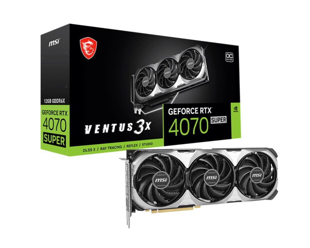 Videokaart|MSI|NVIDIA GeForce RTX 4070 SUPER|12 GB|GDDR6X|192 bit|PCI&#8...